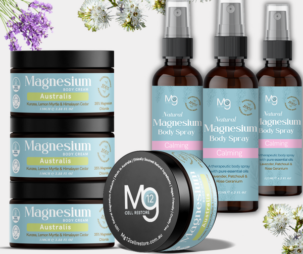 Magnesium Cream and Body Spray Ultimate Pack